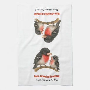 Linge De Cuisine Grosbeak à poitrine Rose étonnante
