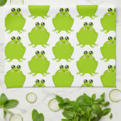 Linge De Cuisine Grosse grenouille mignonne (Plié)