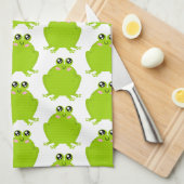 Linge De Cuisine Grosse grenouille mignonne (Quart Plié)