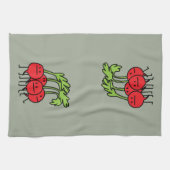 Linge De Cuisine Groupe heureux de radis - radis étant heureux ! (Horizontal)