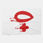 Linge De Cuisine Groupe sanguin O+ Positif #Hôpital d'horreur (Horizontal)