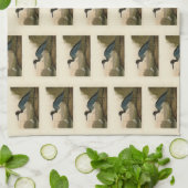 Linge De Cuisine Grue bleue, Heron, d'Audubon's Birds of America (Plié)