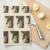 Linge De Cuisine Grue bleue, Heron, d'Audubon's Birds of America (Quart Plié)