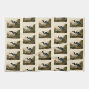Linge De Cuisine Grue bleue, Heron, d'Audubon's Birds of America