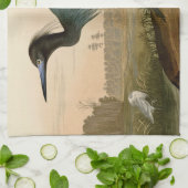 Linge De Cuisine Grue bleue Héron Impression Audubon Art côtier (Plié)