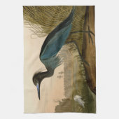 Linge De Cuisine Grue bleue Héron Impression Audubon Art côtier (Vertical)