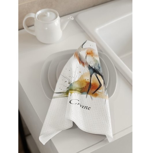 Linge De Cuisine Grue errante, couture