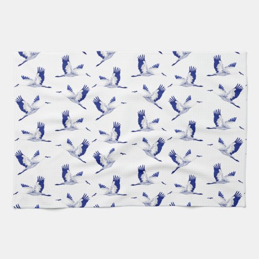 Linge De Cuisine Grues (Horizontal)