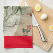 Linge De Cuisine Grues de Noël (Quart Plié)