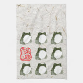 Linge De Cuisine Grumpy Grenouille japonaise crapaud 19ème siècle (Vertical)