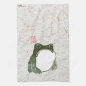 Linge De Cuisine Grumpy Grenouille japonaise crapaud 19ème siècle (Vertical)