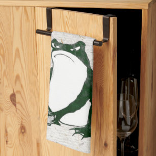 Linge De Cuisine Grumpy Grenouille japonaise crapaud 19ème siècle