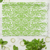 Linge De Cuisine Grunge Lime Green Pattern - Summer Abstract Decor (Plié)