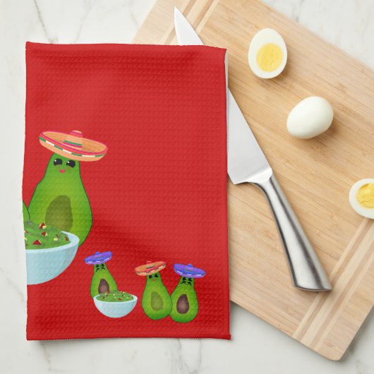 Linge De Cuisine Guacamole Day (Quart Plié)