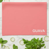 Linge De Cuisine Guava pink color name (Plié)