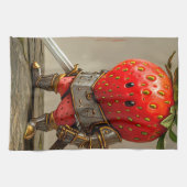 Linge De Cuisine Guerrier Fraise (Horizontal)