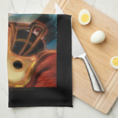 Linge De Cuisine Guerrier sportif (Quart Plié)