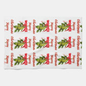 Linge De Cuisine gui de Joyeux Noël (Horizontal)
