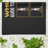 Linge De Cuisine guide blanc pour l'entraînement de l'obéissance ch (Plié)