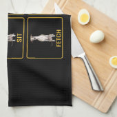 Linge De Cuisine guide blanc pour l'entraînement de l'obéissance ch (Quart Plié)