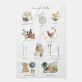 Linge De Cuisine Guide de style de vie écologique durable | Zéro dé (Vertical)