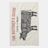 Linge De Cuisine Guide des bouchers Coupes de boeuf (Vertical)