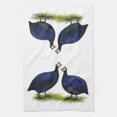 Linge De Cuisine Guineas Royal Purple Pair (Vertical)