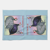 Linge De Cuisine guineas Trois Fowl (Horizontal)