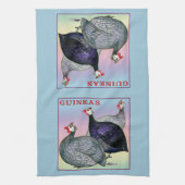 Linge De Cuisine guineas Trois Fowl (Vertical)