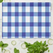 Linge De Cuisine Guingan bleu (Plié)
