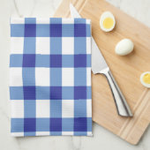 Linge De Cuisine Guingan bleu (Quart Plié)