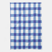 Linge De Cuisine Guingan bleu (Vertical)
