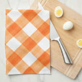 Linge De Cuisine Guingan orange (Quart Plié)