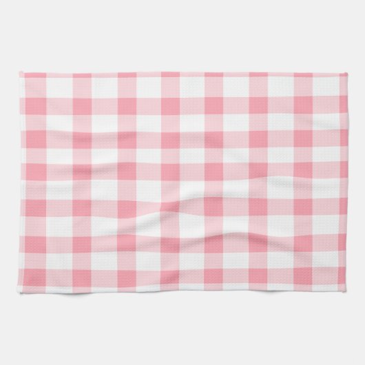 Linge De Cuisine Guingan rose (Horizontal)