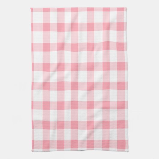Linge De Cuisine Guingan rose (Vertical)