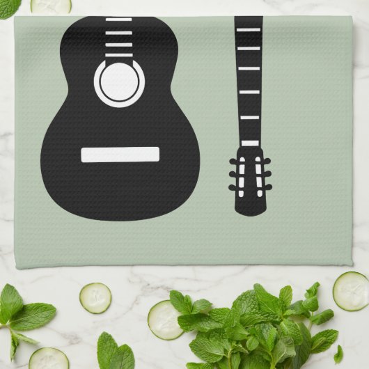 Linge De Cuisine Guitare (Plié)