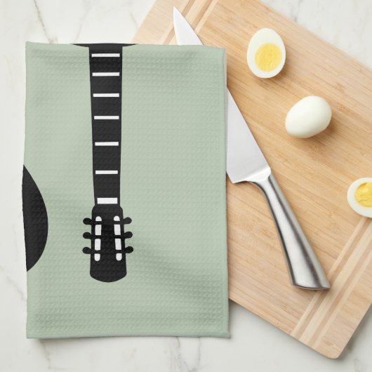 Linge De Cuisine Guitare (Quart Plié)