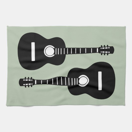 Linge De Cuisine Guitare (Horizontal)