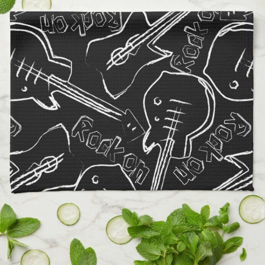 Linge De Cuisine Guitare (Plié)