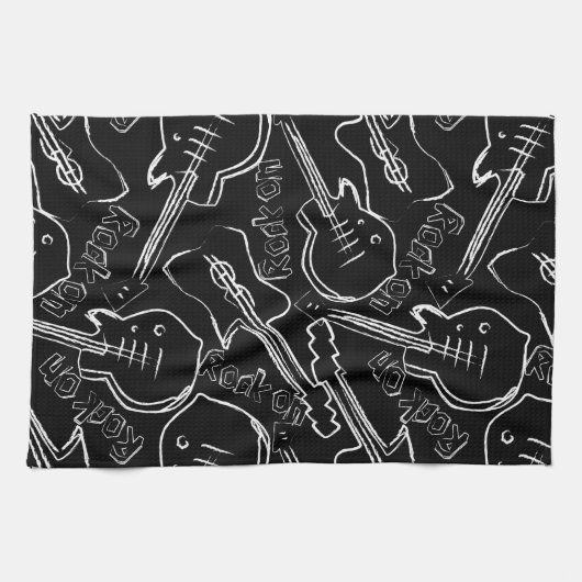 Linge De Cuisine Guitare (Horizontal)