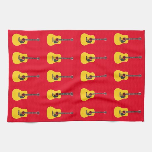 Linge De Cuisine Guitare acoustique (Horizontal)