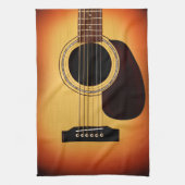 Linge De Cuisine Guitare acoustique Sunburst (Vertical)