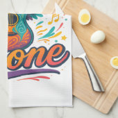 Linge De Cuisine Guitare Boone (Quart Plié)