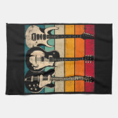 Linge De Cuisine Guitare rétro (Horizontal)