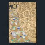 Linge De Cuisine Gustav Klimt - Attente, Stoclet Frieze<br><div class="desc">L'Arbre de Vie, Frise Stoclet, Attente - Gustav Klimt, Carton, 1909</div>