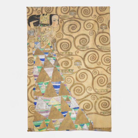 Linge De Cuisine Gustav Klimt - Attente, Stoclet Frieze (Vertical)
