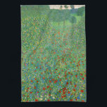 Linge De Cuisine Gustav Klimt - Champ de pavot<br><div class="desc">Champ de pavot / Champ de pavots - Gustav Klimt,  Huile sur toile,  1907</div>