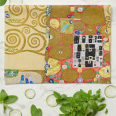 Linge De Cuisine Gustav Klimt Exécution Nouveau Couple (Plié)