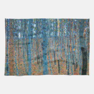 Linge De Cuisine Gustav Klimt Forêt de Hêtres Art Fin Vintage