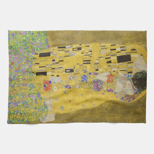Linge De Cuisine Gustav Klimt - Le baiser (Horizontal)